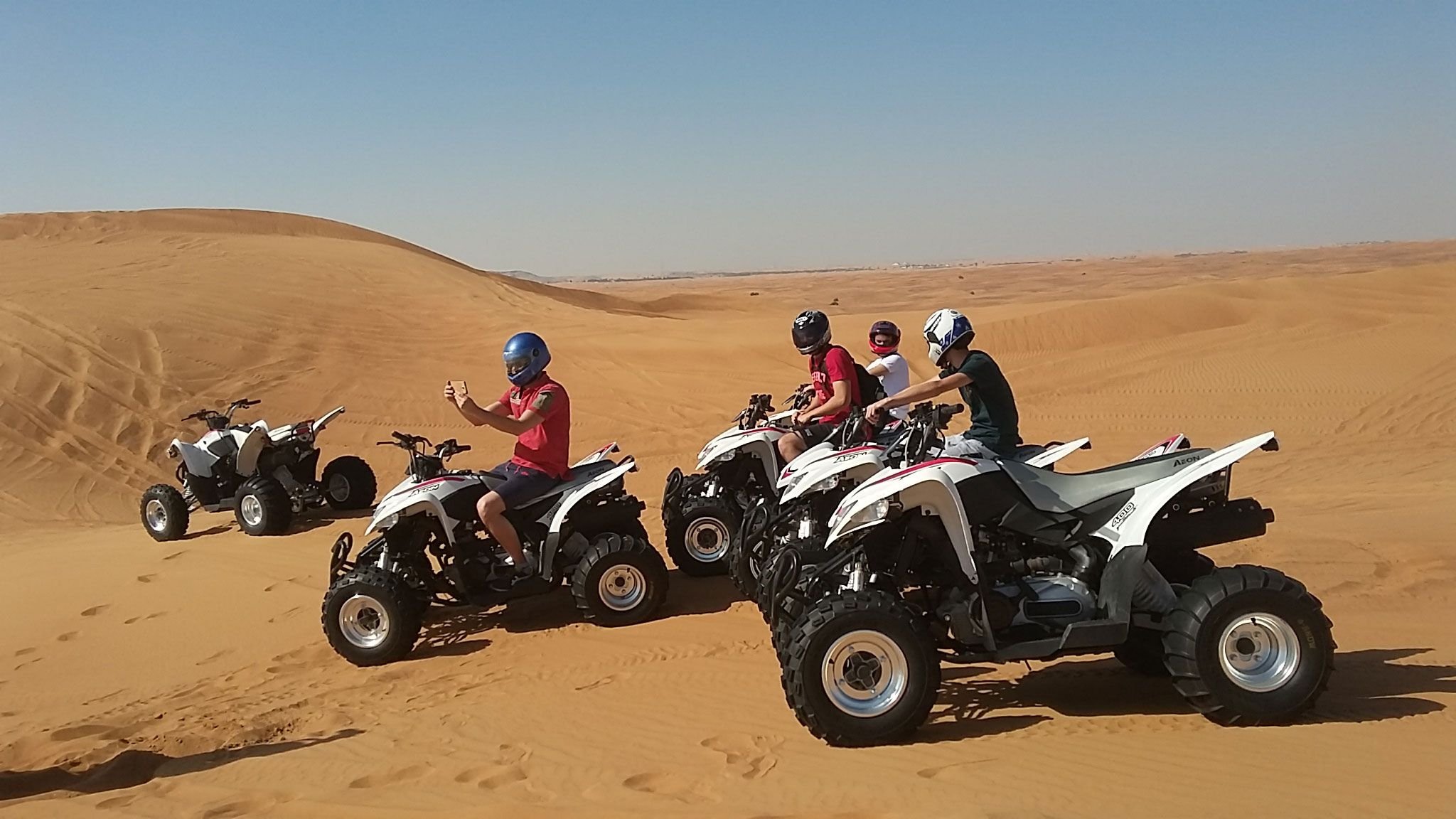 Quad Biking Dubai Desert